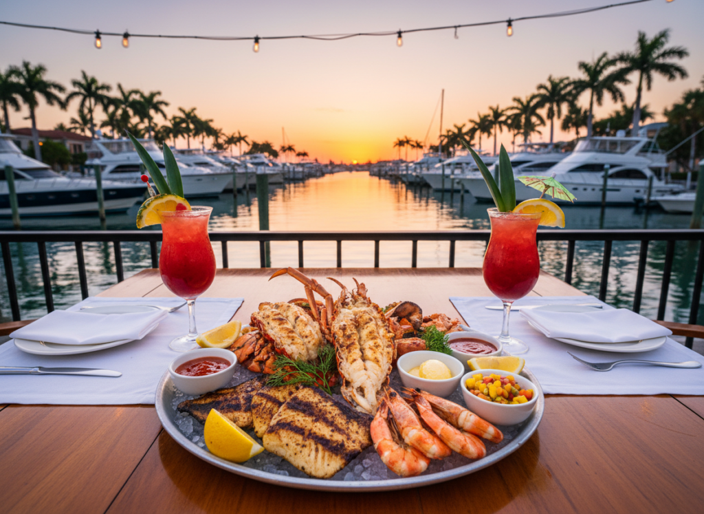 Upscale waterfront dining in Naples Florida